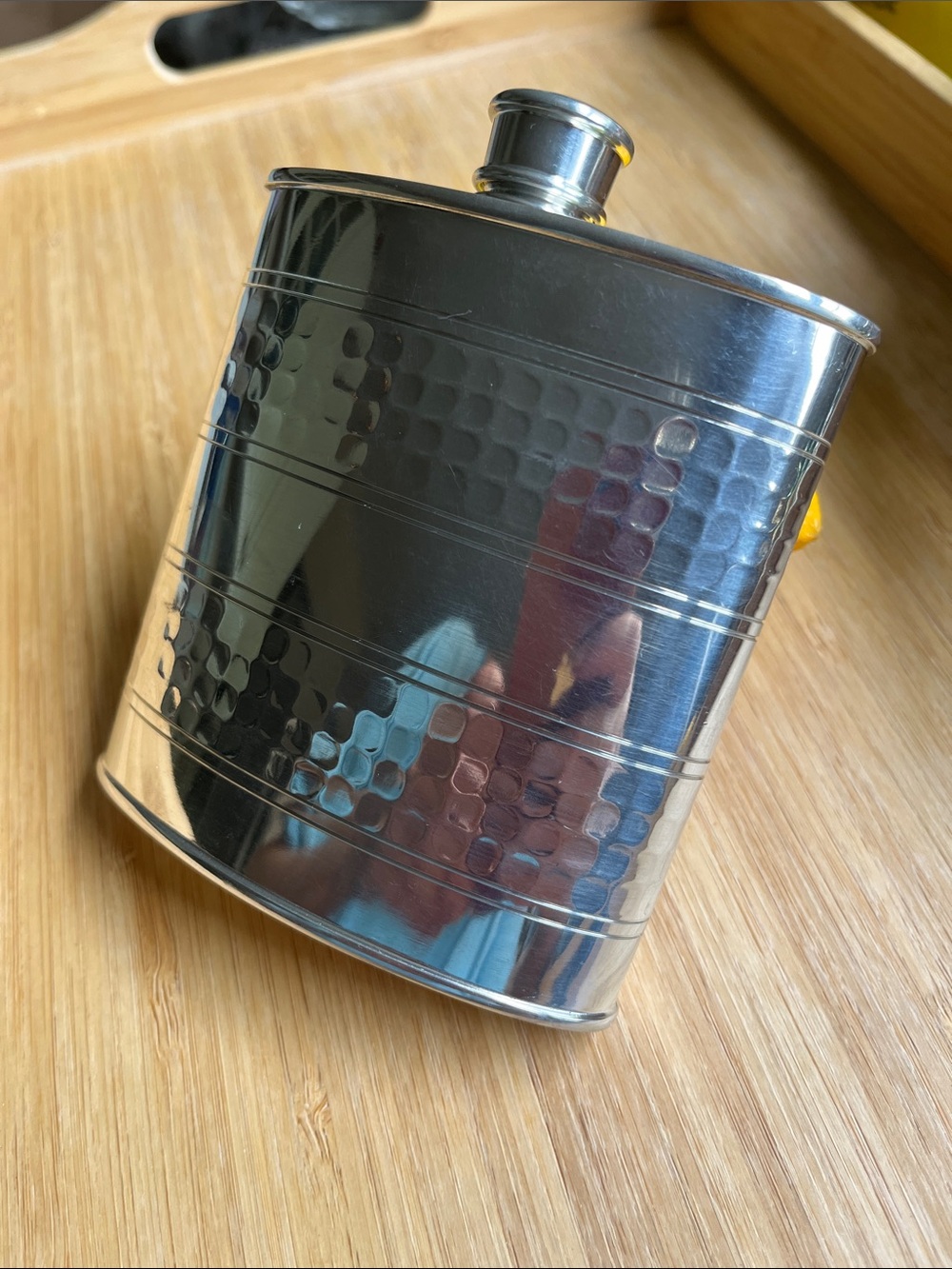 Vintage Selmark Pewter Hip Flask – Engraved “Allie” – 1992